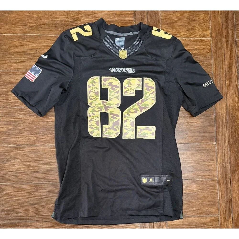 Nike Dallas Cowboys Salute To Service Jason Witten Jersey #82 NFL Black Men S